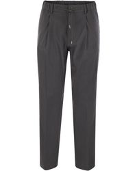 Herno - Tech Wool Trousers - Lyst