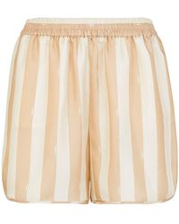 Fendi - Chic Neutral Mini Shorts - Lyst