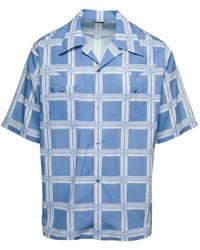 Needles - Light Bowling Shirt With All-Over Graphic Print - Lyst