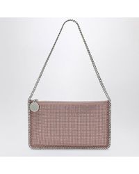 Stella McCartney - Dusty Wallet Bag With Chain And Strass - Lyst