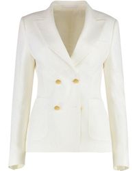 Tagliatore 0205 - J-Coral Boucle Jersey Single-Breasted Jacket - Lyst