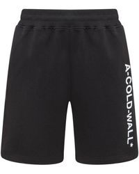 A_COLD_WALL* - A-Cold-Wall Shorts With Logo - Lyst