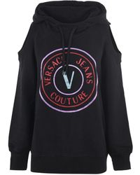 Versace - Couture Maxi Cotton Sweatshirt - Lyst