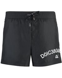 Dolce & Gabbana - Nylon Swim Shorts - Lyst