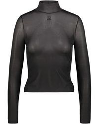 Courreges - Mockneck Second Skin Top - Lyst