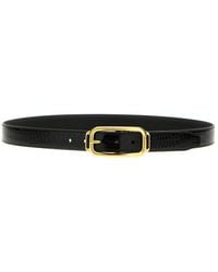 Tom Ford - Croc Print Leather Belt Belts - Lyst