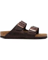 Birkenstock - Arizona Oiled-leather Sandals - Lyst