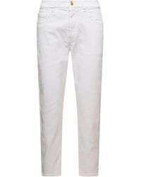 Brunello Cucinelli - 5 Pockets Jeans With Monile Detail - Lyst