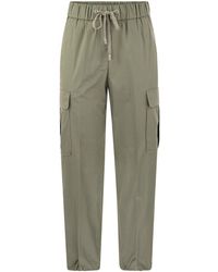 Peserico - Stretch Cotton Cargo Trousers - Lyst