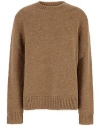 Jil Sander - Oversized Sweater With Ribbed Trim - Lyst