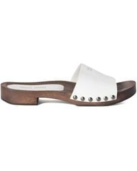 Miu Miu - Patent Leather Clogs - Lyst