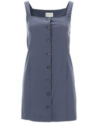 Loulou Studio - Buttoned Pinafore Dress - Lyst