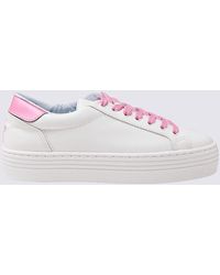 Chiara Ferragni Continuativa sneakers platform bianche - CF 2538-009
