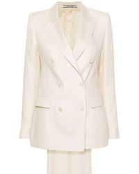 Tagliatore - Paris Linen Double-Breasted Suit - Lyst