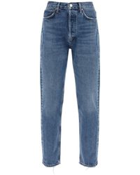 Agolde - Straight Leg Jeans From The 90'S With High Waist - Lyst