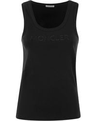 Moncler - Logo-Embroidered Sports Vest - Lyst