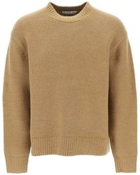 Acne Studios - Crew-neck Sweater In Wool And Cotton - Lyst