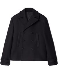 Off-White c/o Virgil Abloh - Off- Off Double-Breasted Peacoat - Lyst