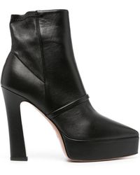 Malone Souliers - 130mm Platform Leather Ankle Boots - Lyst