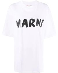 Marni T-shirt in Pink | Lyst