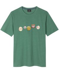 PS by Paul Smith - Reg Fit T-Shirt Badges - Lyst