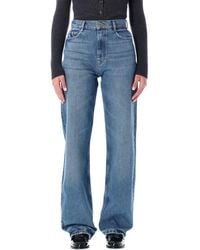Sessun - Stonewash Straight-Leg Jeans With Relaxed Fit - Lyst
