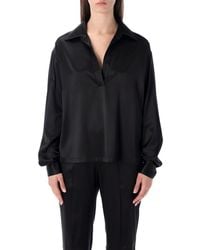 Tom Ford - Slk Stin Plo With Tonal Tf Logo - Lyst