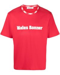 Wales Bonner - Original Logo-appliqué T-shirt - Lyst