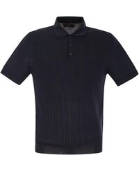 Peserico - Cotton Piqué Polo Shirt - Lyst