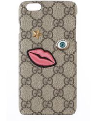 Gucci Monogram Iphone 6 Case - Grey