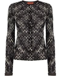 Missoni - Wool Blend Cardigan - Lyst