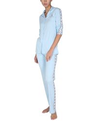 Chiara Ferragni Pyjamas With Maxi Logo - Blue