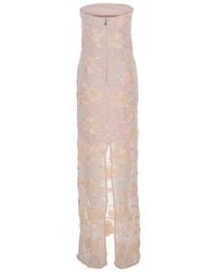 ROTATE BIRGER CHRISTENSEN - Off-Shoulder Sleeveless Long Dress - Lyst