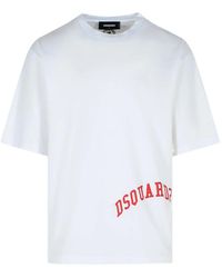 DSquared² - Loose Fit Tee Clothing - Lyst
