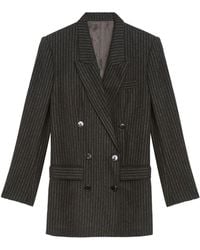 Isabel Marant - Jevima Striped Wool Suit Jacket - Lyst