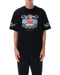 CASABLANCA - Blades Oversized Graphic T-Shirt - Lyst