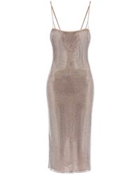 GIUSEPPE DI MORABITO - "Knitted Mesh Dress With Crystals Embellishments - Lyst