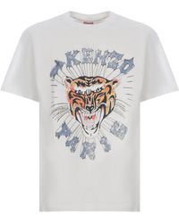 KENZO - T-Shirt " Drawn Varsit" - Lyst