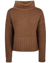 Base London - Wool And Cashmere Blend Turtleneck Sweater - Lyst