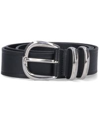 Ernest W. Baker Rose Buckle Belt in Black for Men | Lyst