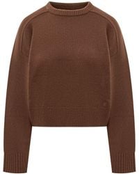 Loulou de Saison - Wool Sweater With Crew Neck - Lyst