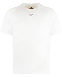 MCM - Cotton Crew-Neck T-Shirt - Lyst