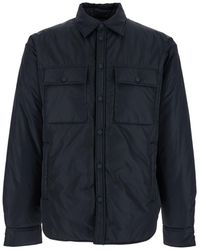 DSquared² - Jacket With Classic Collar And Logo Print On The Rear - Lyst