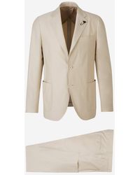 Lardini - Plain Cotton Suit - Lyst