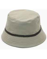 Brunello Cucinelli - Cotton And Linen Bucket Hat - Lyst