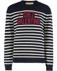 Valentino Garavani - Virgin Wool Crew-Neck Sweater - Lyst