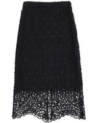Burberry - Macramé Lace Pencil Skirt - Lyst