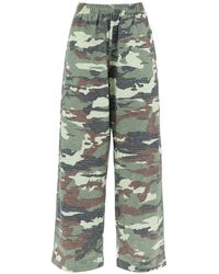 Acne Studios - Camouflage Jersey Pants For - Lyst