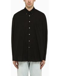Our Legacy - Black Borrowed Shirt In Voile - Lyst