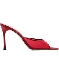 AMINA MUADDI - Alexa Mesh Mules - Lyst